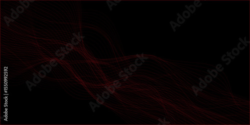 Abstract wave blend lines on transparent background. Design for banner, wallpaper, background and many more. Undulate Grey Wave Swirl, frequency sound wave, twisted curve lines with blend effect.	
