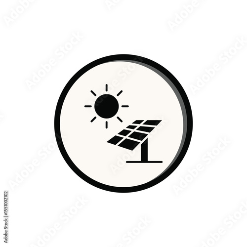 SOLARPANEL VECTOR ICON