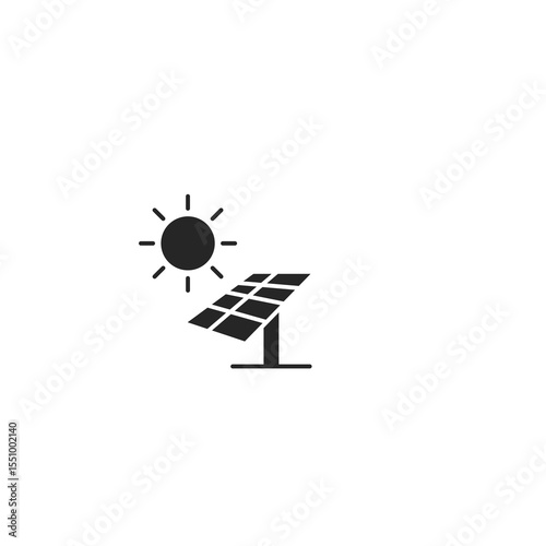 SOLARPANEL VECTOR ICON SIGN