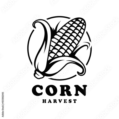 VINTAGE CORN VECTOR LOGO SIGN