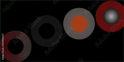 Abstract dark black background. Design gradient dark black green desktop wallpaper. Gradient dark desktop wallpaper background