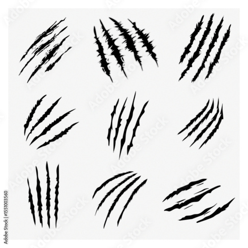 claw mark claw rips scratch realistic ripped