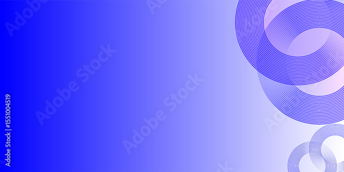 Gradient abstract background with circular line patterns. Vector illustration.