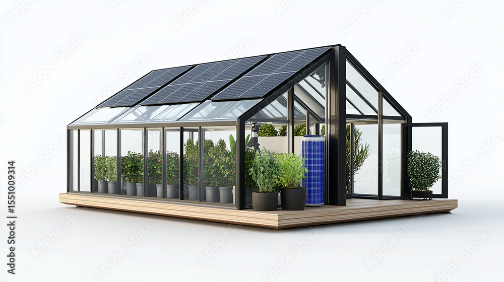 Obraz premium greenhouse with plants
