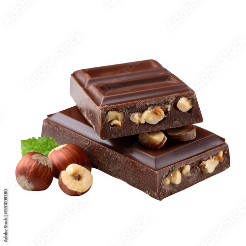 Dark chocolate bar with hazelnuts (6)