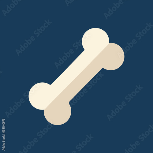 Cartoon bone illustration