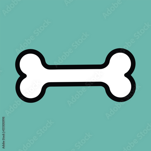 Cartoon bone illustration