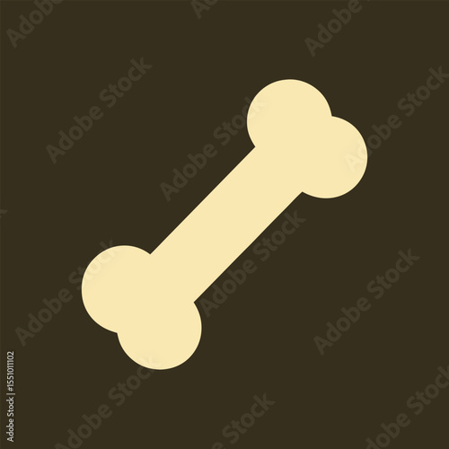 Cartoon bone illustration