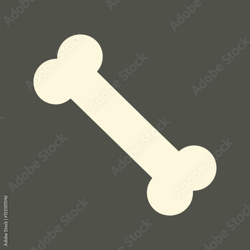 Cartoon bone illustration