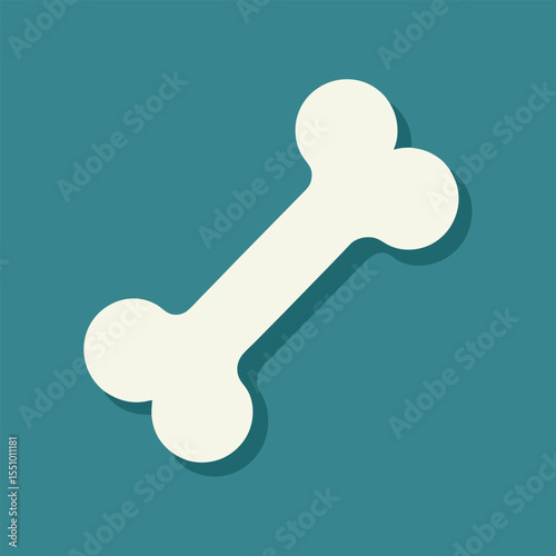 Cartoon bone illustration