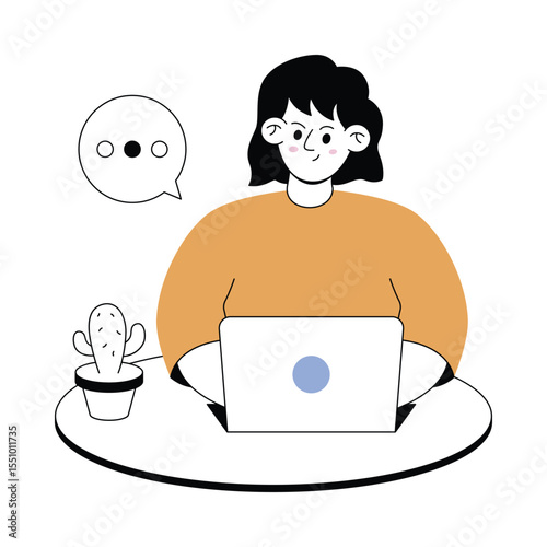 CEO Round Table  Modern illustrations. Eps 10 file on transparent background