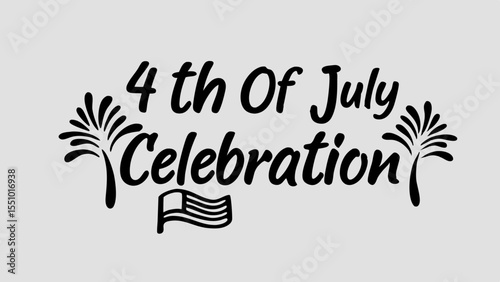 Celebrating Independence Day with festive flair and a patriotic flag design Bold
