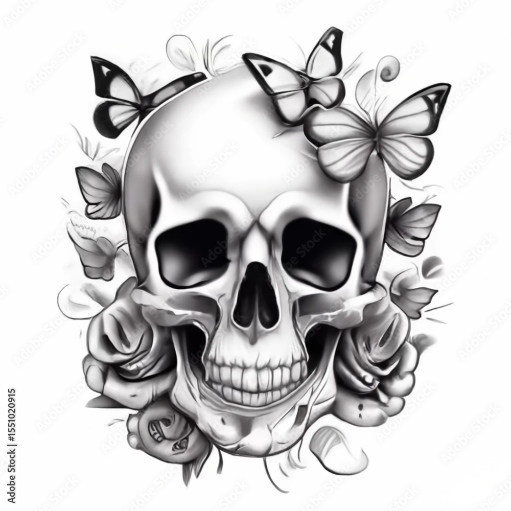 Obraz premium skull and crossbones