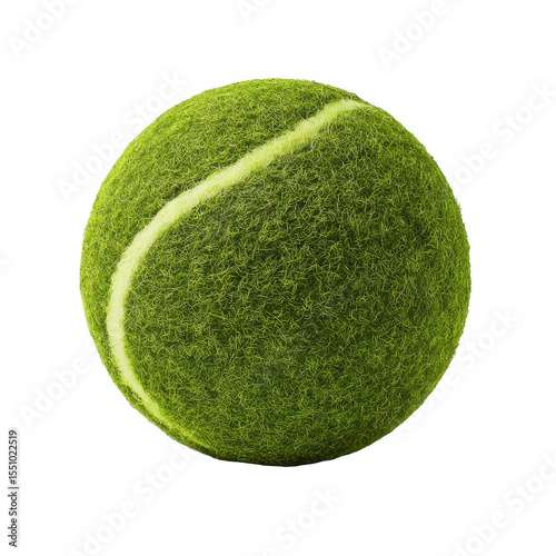 Close-up of a tennis ball