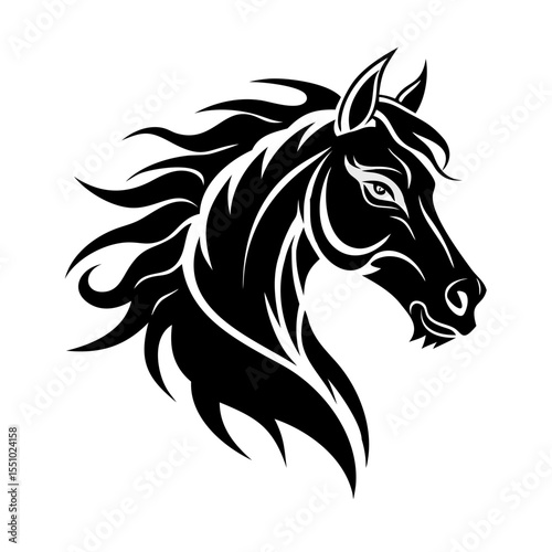 Horse Riding Cartoon Illustration for Kids, Cute Equestrian Clipart, Saddle Pony Drawing, Riding School Art, Animal Training Design

