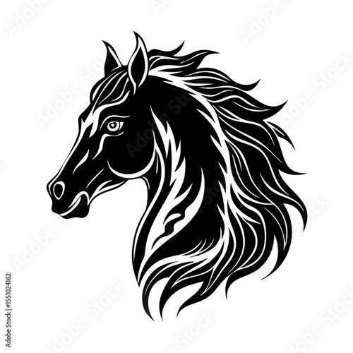 Horse Riding Cartoon Illustration for Kids, Cute Equestrian Clipart, Saddle Pony Drawing, Riding School Art, Animal Training Design

