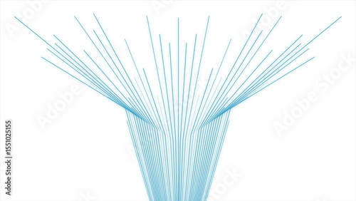 Blue minimal lines abstract futuristic tech background