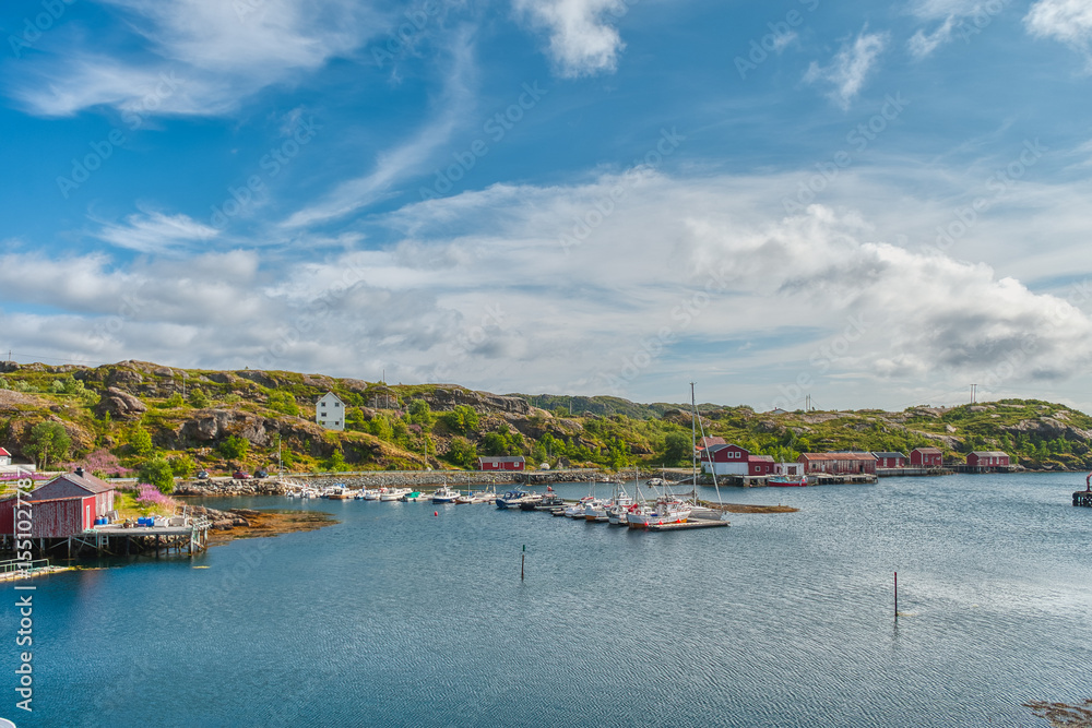 Fototapeta premium Sund is a municipality in the county of Hordaland, Norway. It is located in the district of Midhordland. The administrative center is the town of Skogsvag.