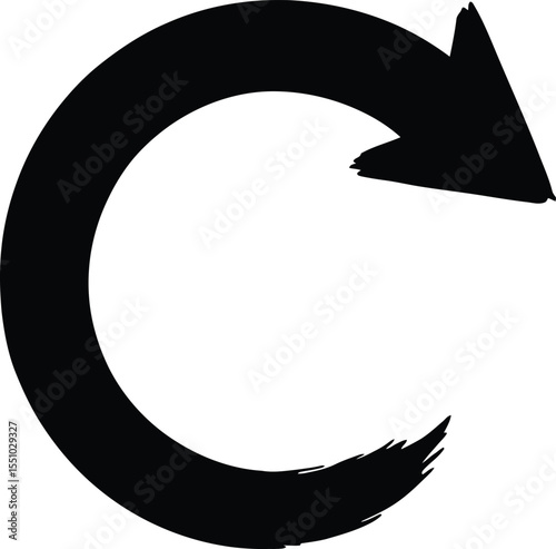Four black curved arrows, two pointing up and two pointing down, arranged in a grid pattern.