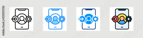 Online Activity Icon Collection Set Multiple Style