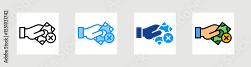 Payment Error Icon Collection Set Multiple Style