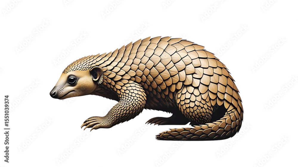 Obraz premium vector pangolin