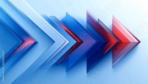 Abstract arrow background with artistic blue lines and creative geometric shapes. 