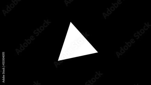 Basic shapes screen transition collection on transparent background
