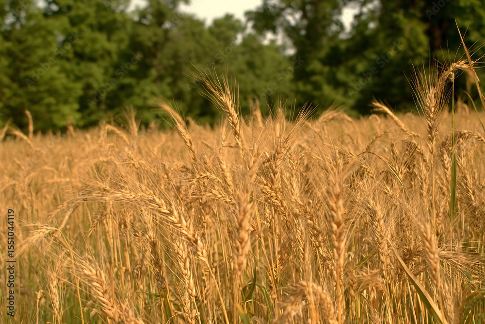 Fototapeta premium Golden wheat field