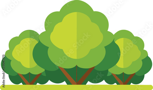 green bush flat