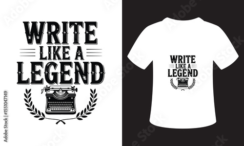 Creative Writer & Book Lover T-Shirt Design Collection - Coffee, Words, and Storytelling Themes