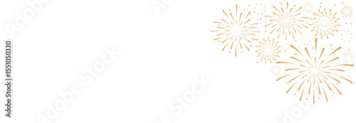 Gold particle for party Happy new year 