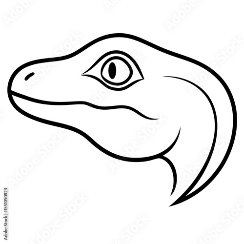 vector illustration of cartoon snake