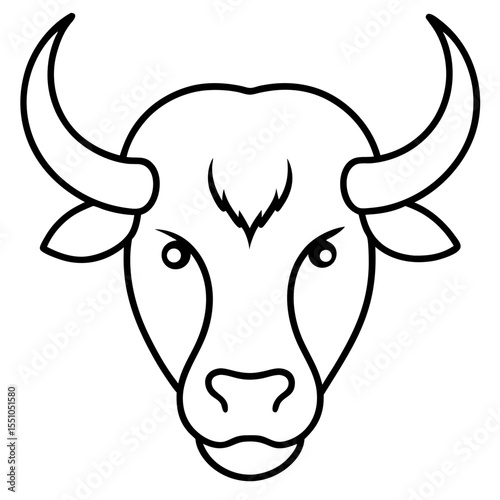 head of cow
