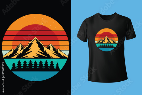Ski winter sport vintage typography t shirt design with glasses and skier silhouette	

