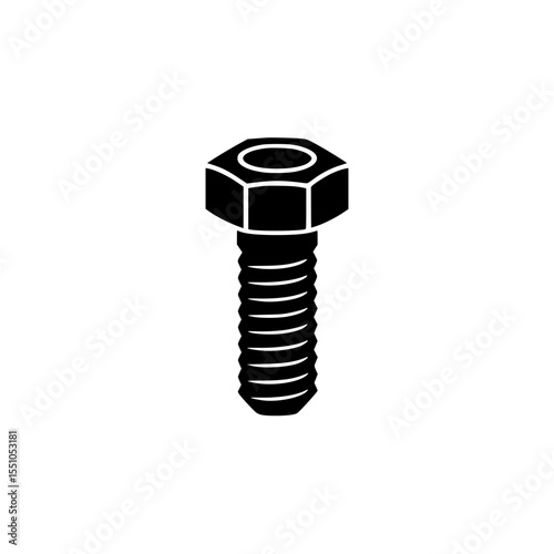 Hex bolt silhouette