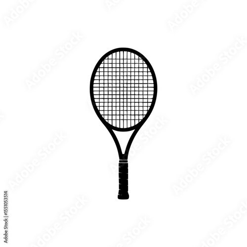 Illustration of a tennis racket