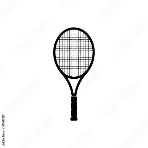Illustration of a tennis racket