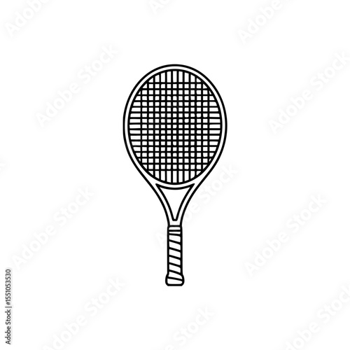 Tennis racket illustration