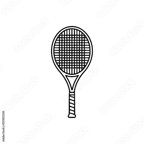 Tennis racket illustration