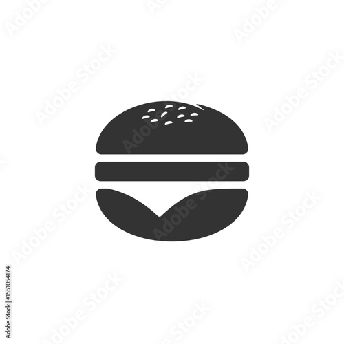 Vintage Retro Cheese Burger Hamburger Patty logo design inspiration
