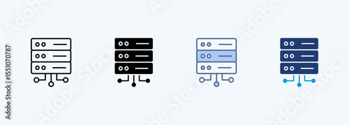 Server Multiple Style Icon