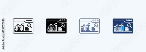 Data Analytics Multiple Style Icon