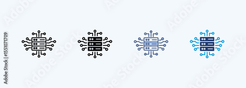 Data Multiple Style Icon