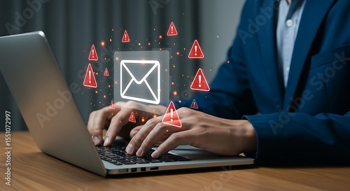Phishing Email Alert Recognizing and Avoiding Dangerous Emails