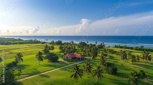 Tropical Coastal Estate: Luxurious Beachfront Property