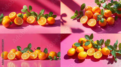 Kumquat Farming – Fresh Citrus Growing on Branches for Agricultural Blogs, Vitamin-Rich Diet Promotion, and Exotic Fruit Awareness Designs