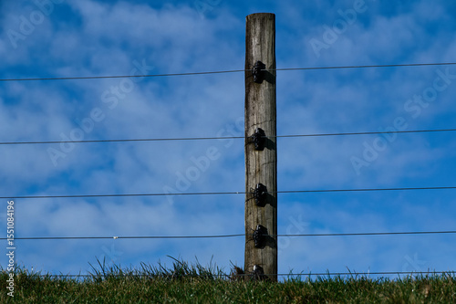 Stock control with an electric fence