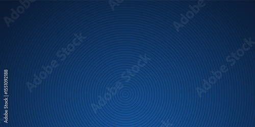 Modern blue abstract background, the look of stainless steel, circular lines on a blue background. eps 10