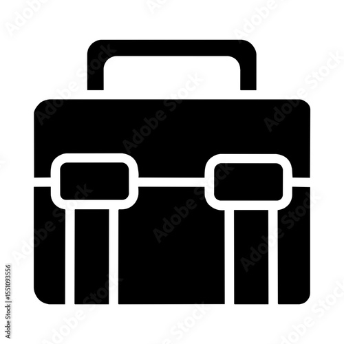 Suitcase icon design 